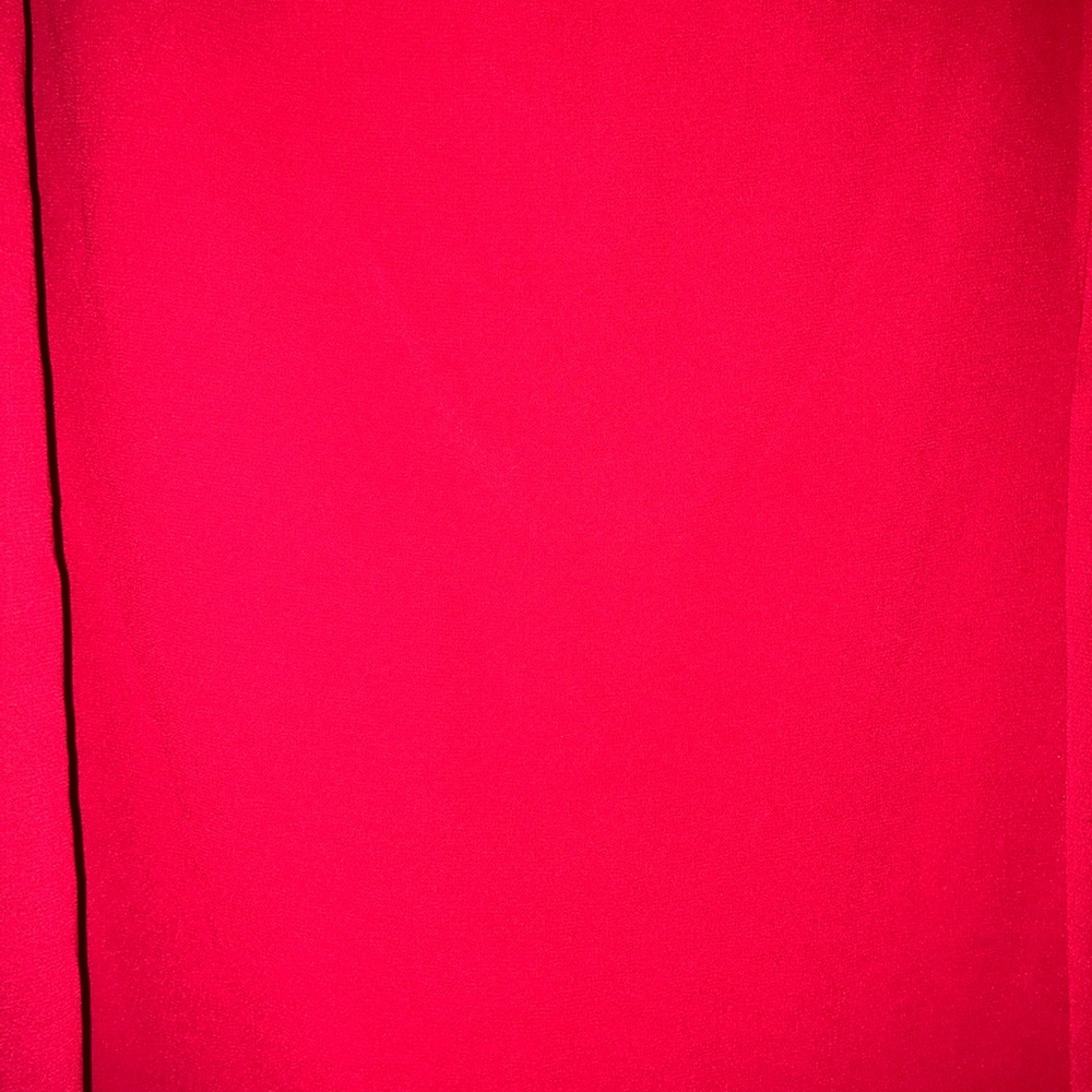 Elegant Red Off-Shoulder Dress - Picture 2 of 5